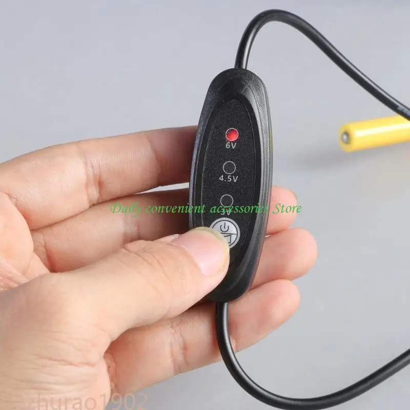 

97QB USB 5V Power Supply Cable Adapter Cord Replace 2 to 4pcs 1.5V LR03 3A Batteries