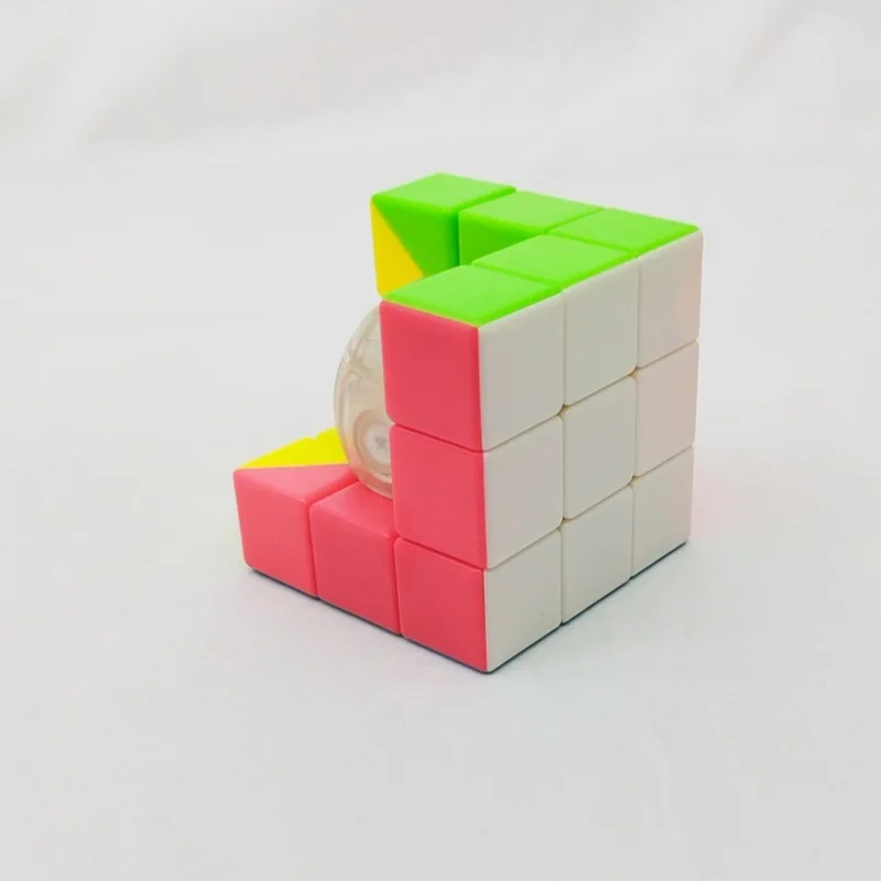 [Wisdom] Geometric 3x3 Cube C Shaped Creative Magic Cube Geo Fun Irregular Cubo Puzzle Fidget Toy Children's Gifts