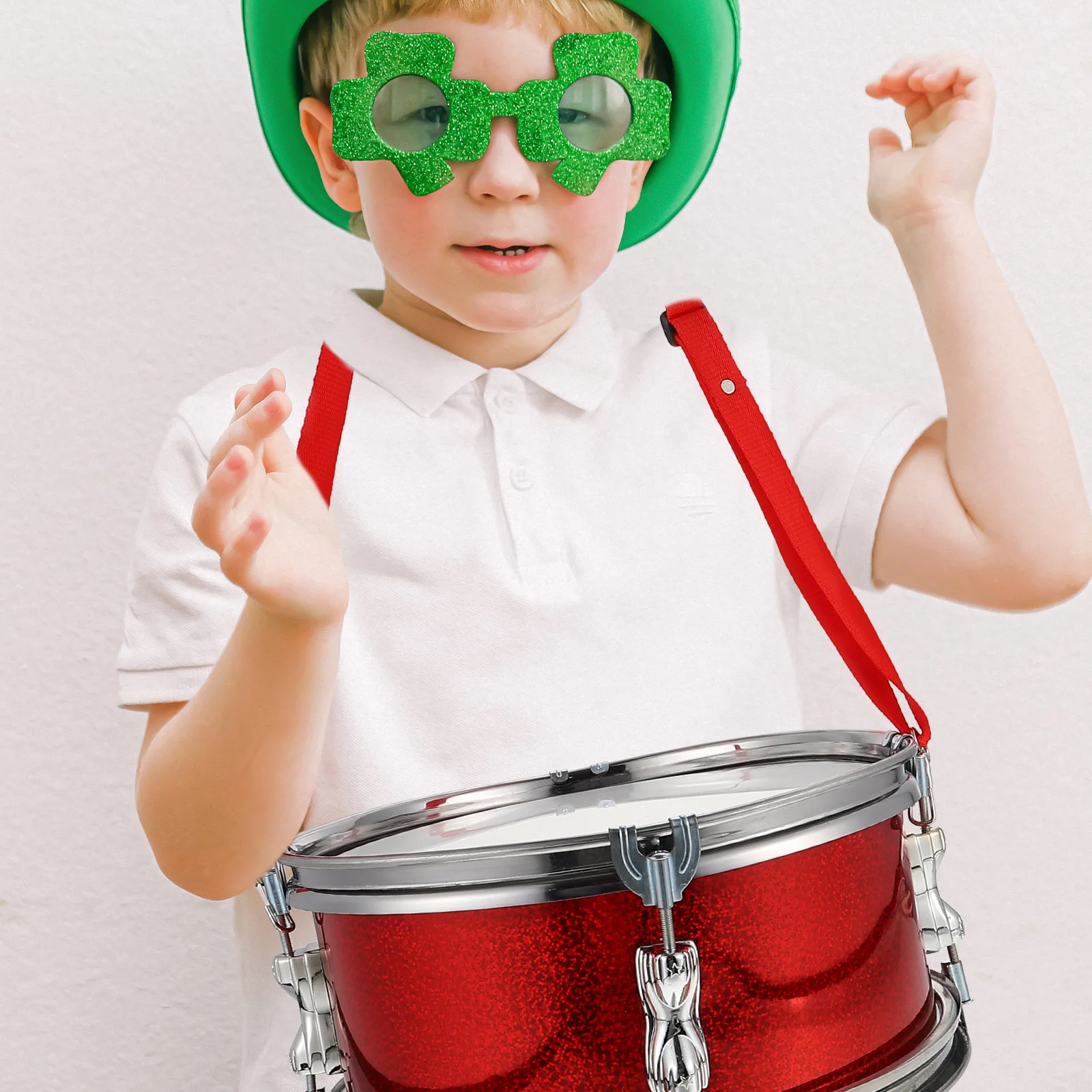 Instrument de musique PerSCH en bois rouge pour enfants, caisse claire, fanfare, tambour