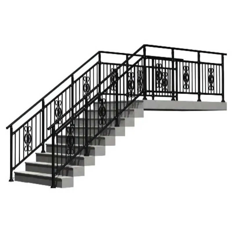 التخصيص سياج حديد من الفولاذ المقاوم للصدأ عالي الجودة وأبواب حديدية من المصنع بالجملة الدرابزين والدرابزين