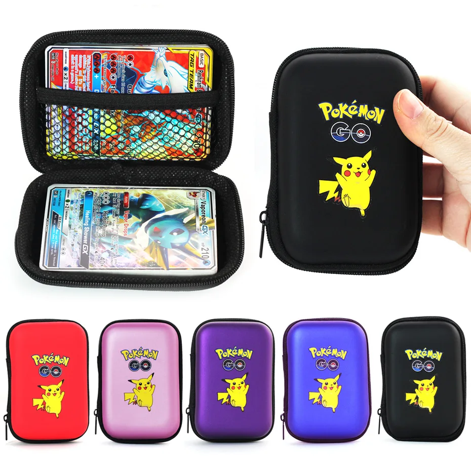 Pokemon Gold Pikachu Cards Box Golden Silver Spanish/English/French Playing Cards Charizard Vmax Gx Game Card Boy Gift