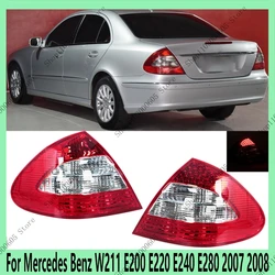 For Mercedes Benz W211 E200 E220 E240 E280 2007 2008 Auto Parts Tail Light Assembly Turn Light Brake Light Rear Bumper LED Light