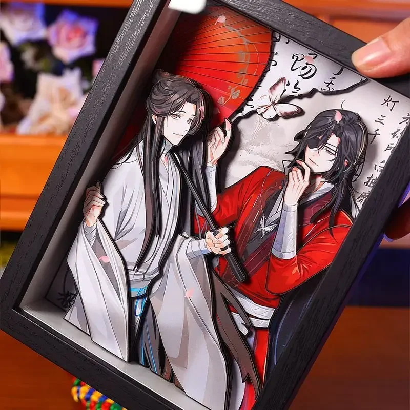 Heaven Official\'s Blessing Xie Lian Hua Cheng Tian Guan Ci Fu 3D Home Decor Handmade Wall Paintings Room Desktop Ornaments