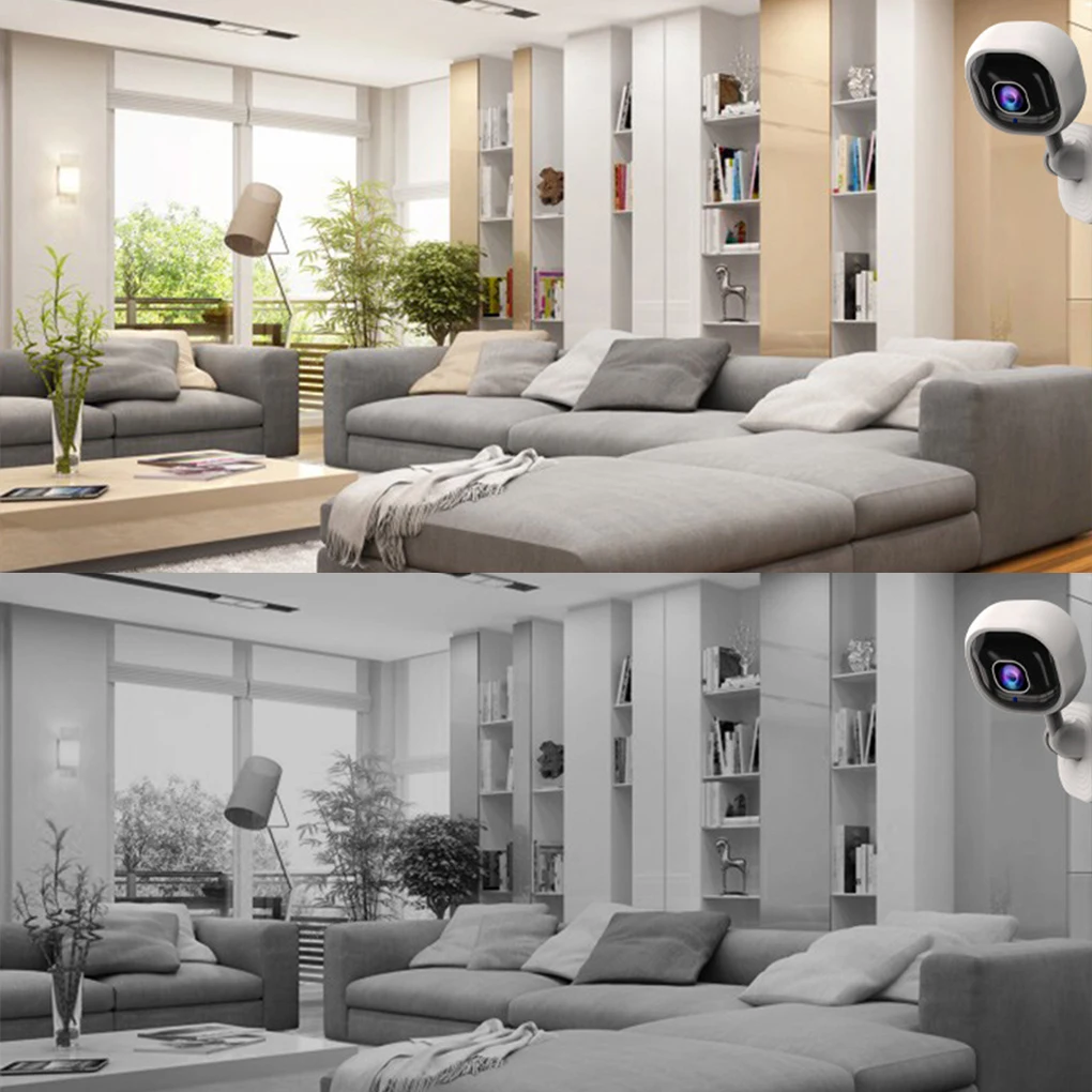 Wifi Video Surveillance Cameras HD Wide-Angle Lens 24/7 Monitoring Surveillance Camera And By Mobile