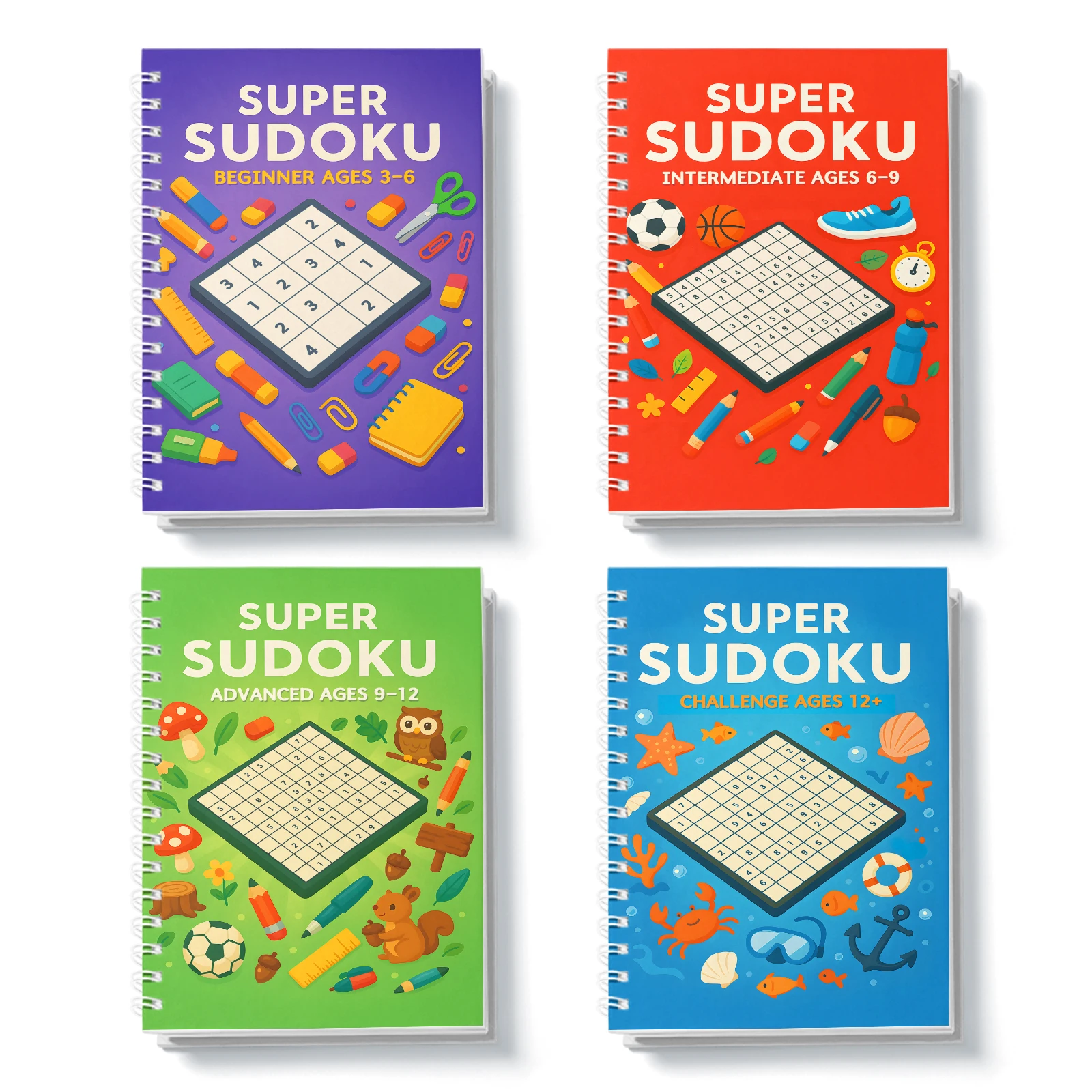 Super Sudoku for Smart Kids | Fun Logic Puzzles to Boost Focus, Thinking & Problem-Solving