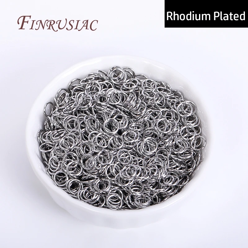 50–200 Stück 3–10 mm 18 Karat vergoldete Biegeringe, offene geteilte Ringverbinder für DIY-Schmuckherstellung, Großhandelsartikel – Detail 18