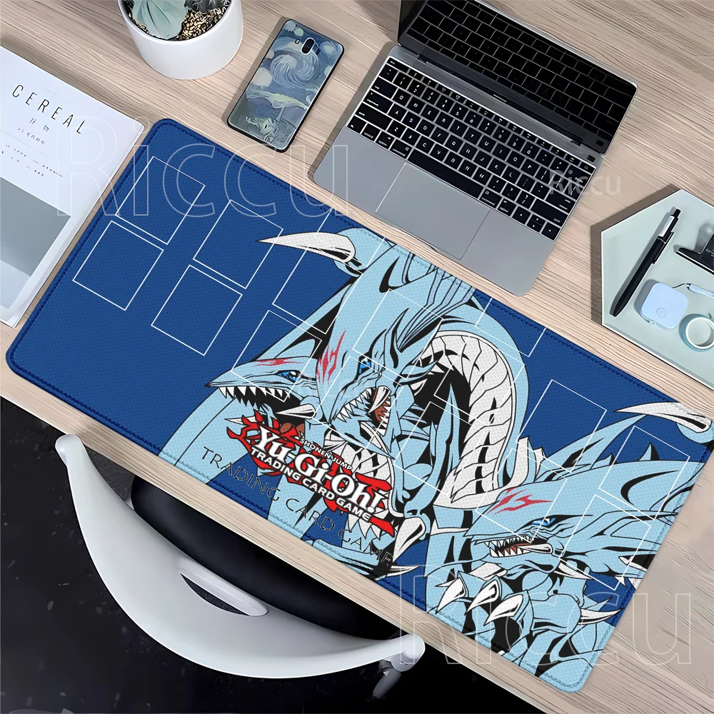 600x350mm Yu-Gi-Oh! Spielmatte Mauspad Karten-Schreibtischunterlage Overlock Brettspiel HD-Druck Zubehör Sammelkarten-Gaming XXL Schreibtischunterlage
