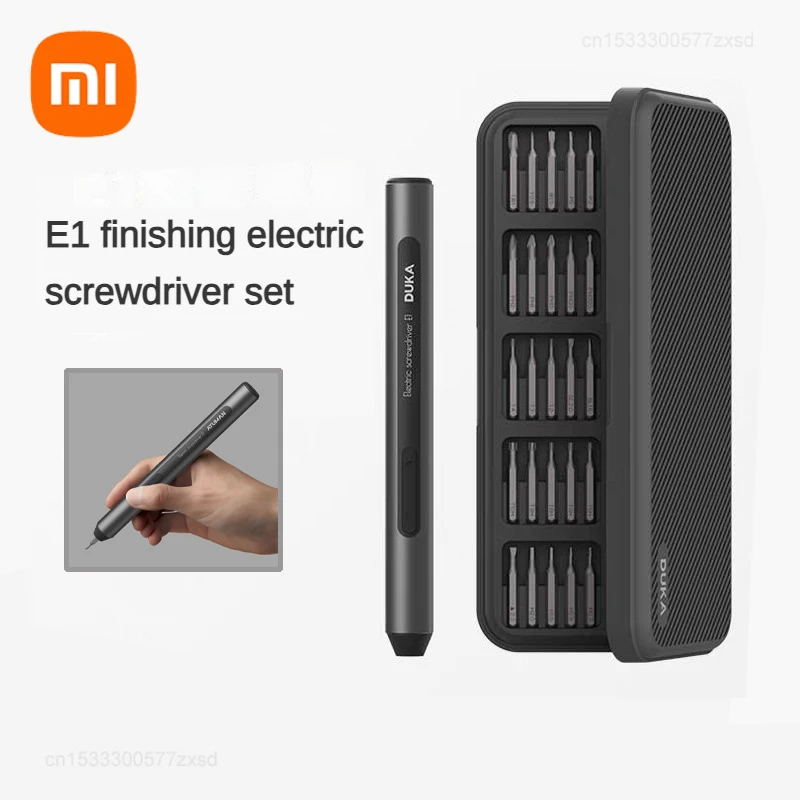 

Xiaomi DUKA ATuMan Electric Screwdriver Kit Handheld Precision Type-C Rechargeable Repair 25pcs Steel Bits 3.7v Screwdriver Set