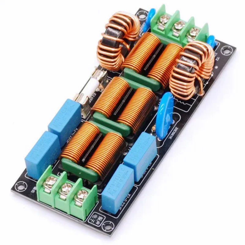 Vibrator Four-Level Amplifier Audio System 220V AC Power EMI Filter, Anti-Electromagnetic Surge, High-Voltage Protection