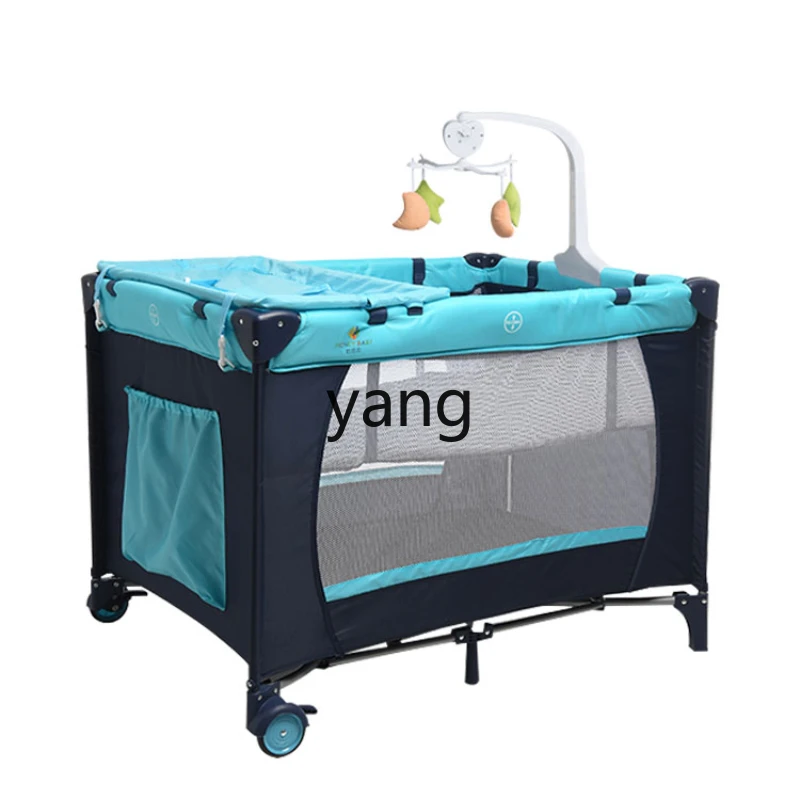 

CX Portable Baby Crib Multifunctional Baby BB Bed Newborn Mobile Bed Foldable