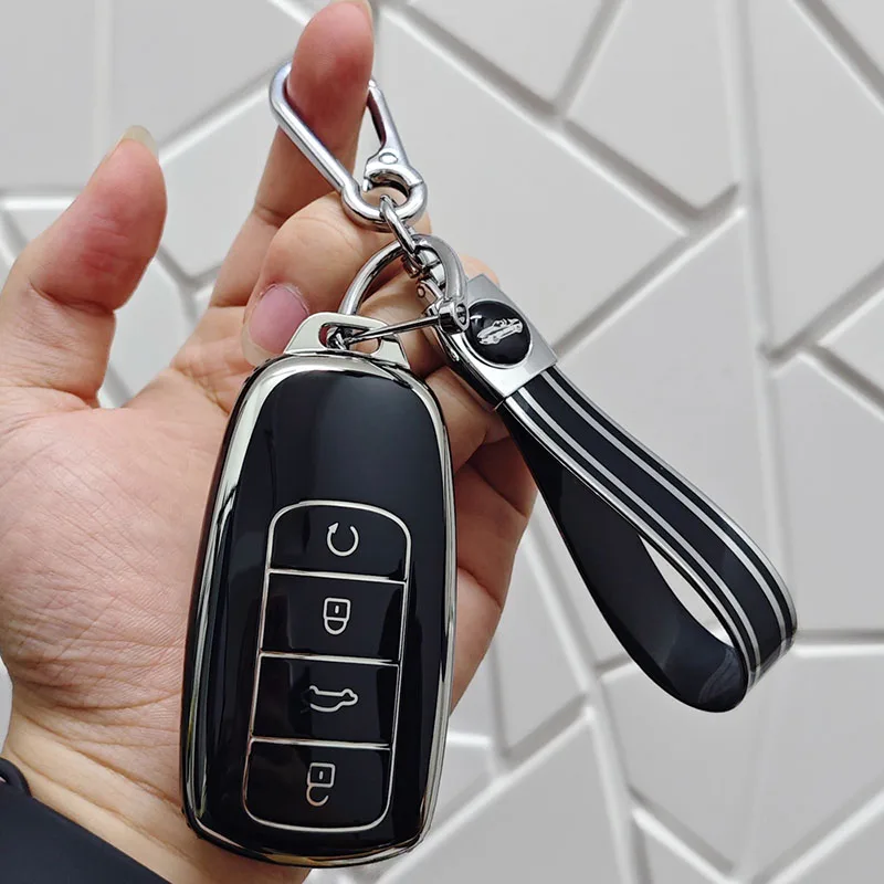 TPU Autoschlüssel-Hülle für Chery Jaecoo J8 J7 8 7 J6 Omoda 9 5 C5 C9 EV Phev Tiggo 7 8 Pro Max Tiggo 4 5X Auto-Zubehör – Detail 2
