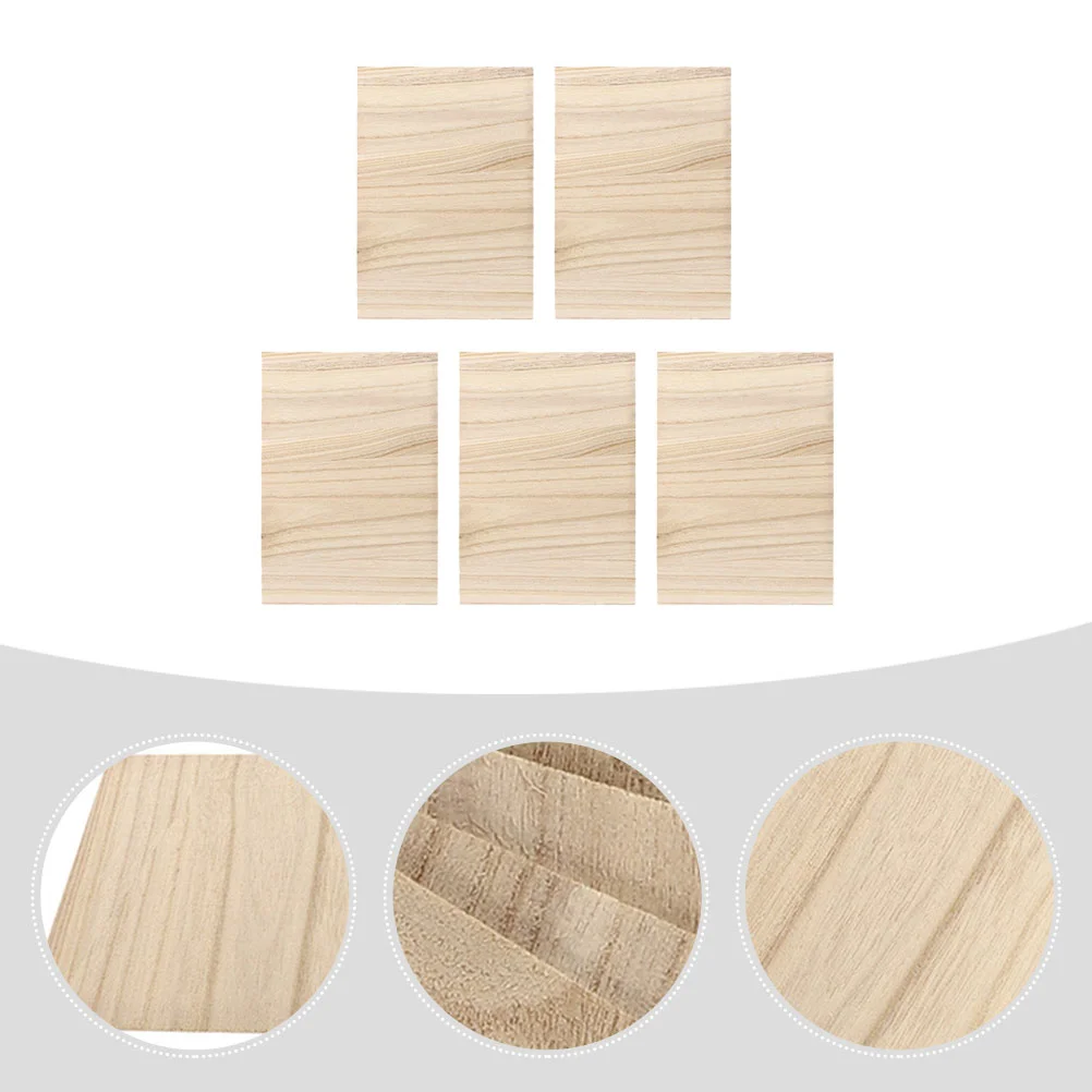 

5 Pcs Taekwondo Plank Boards for Breaking Fittings Training Performing Supply Wood Convenient Karate Child