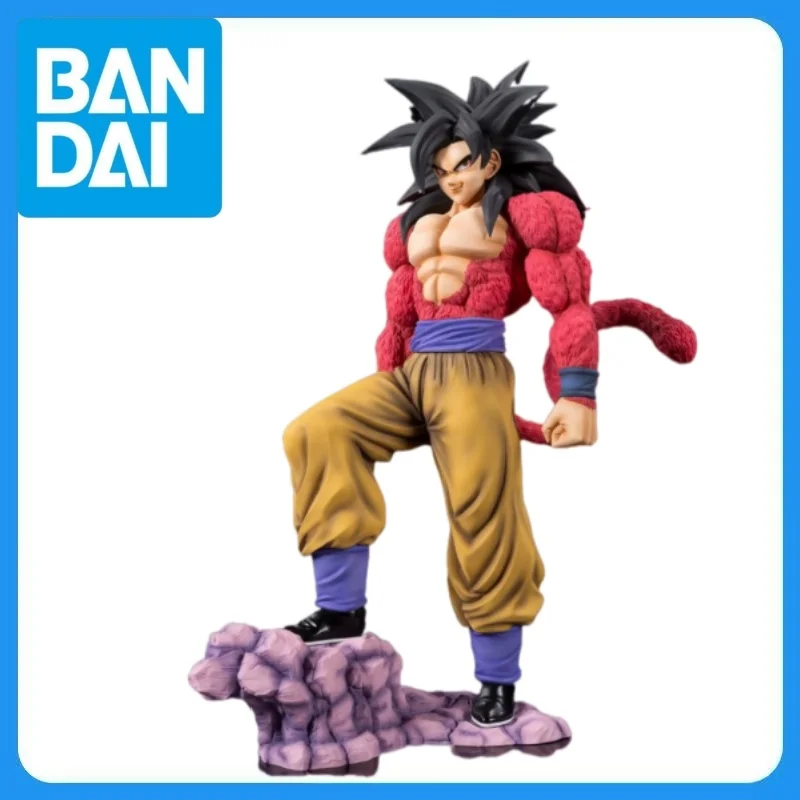 In Stock Genuine BANDAI Dragon Ball GT Son Goku SSJ4 Figuarts ZERO EX Anime Figure Garage Kit Anime Cartoon Model Toys
