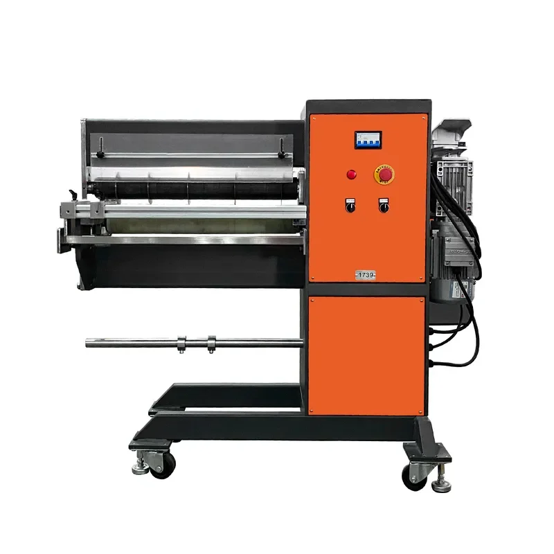 for CB600 Electric PVC PU Belt Cutting Slitting Machine Round Blade Max Width 80mm 600mm 220V 750W Industrial Cutter
