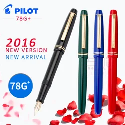 Original PILOT 78g 78g+ 22k golden fill nib classic Demonstrator fountain pen Multi-hole pen students practice ef f m nib ink