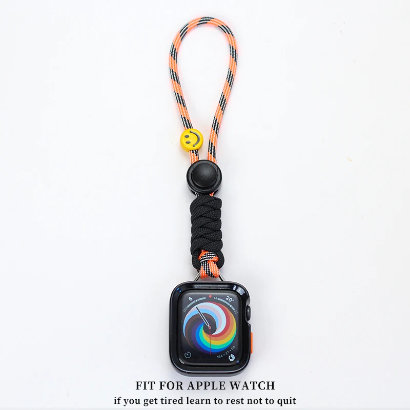 For Apple Watch 41mm 42mm 45mm 46mm 49mm handheld short lanyard S10 S9 S8 S7 S6 S5 SE ultra Cover Pocket watch braided lanyard