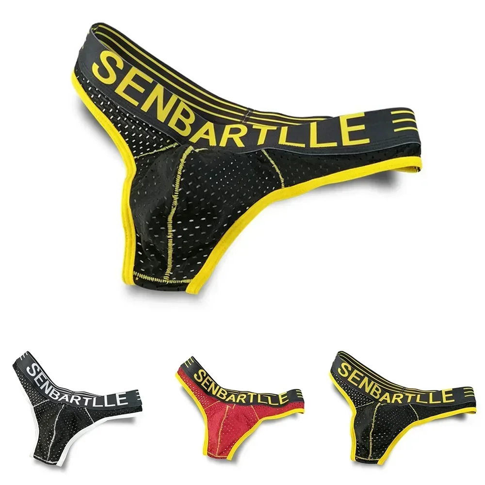 High Quality Practical Useful Durable Brand New Men Briefs Panties Thong Underpants Breathable Comfort Elastic