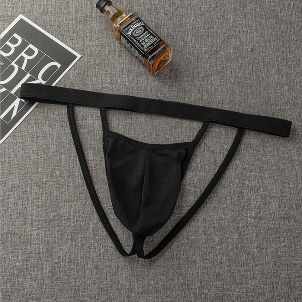 Sexy Men Briefs Male Mini Panties Penis Pouch G String Low Waist Micro Bikini Underwear Gay Lace Lingerie Exrotic Underpants