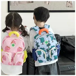 Kindergarten Children Cute Schoolbag Kawaii Cartoon Goes Out with Large Capacity and Temperament Spring Outing Backpack Is Fresh