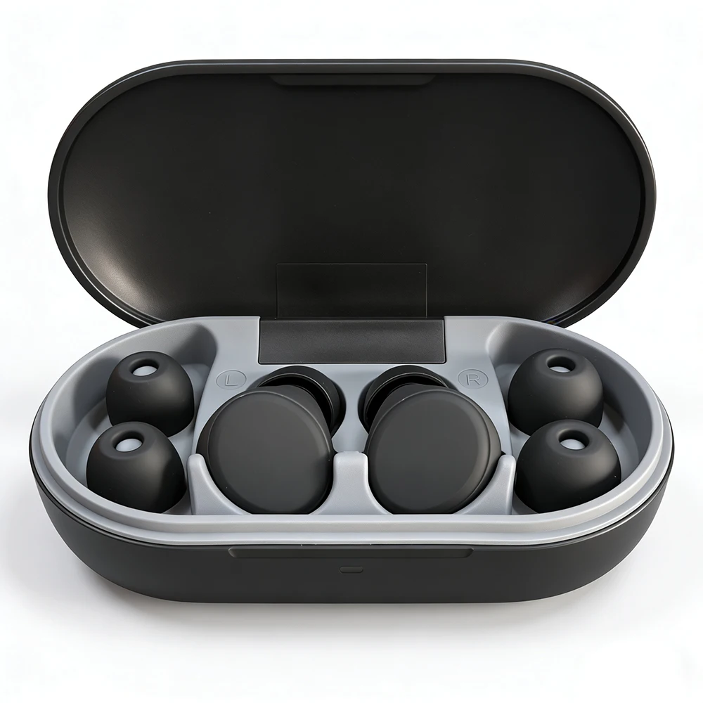 -36dB Noise Cancelling Sleep Earplugs Adjustable Air Pressure Comfortable Silicone for Sleeping Travel Work