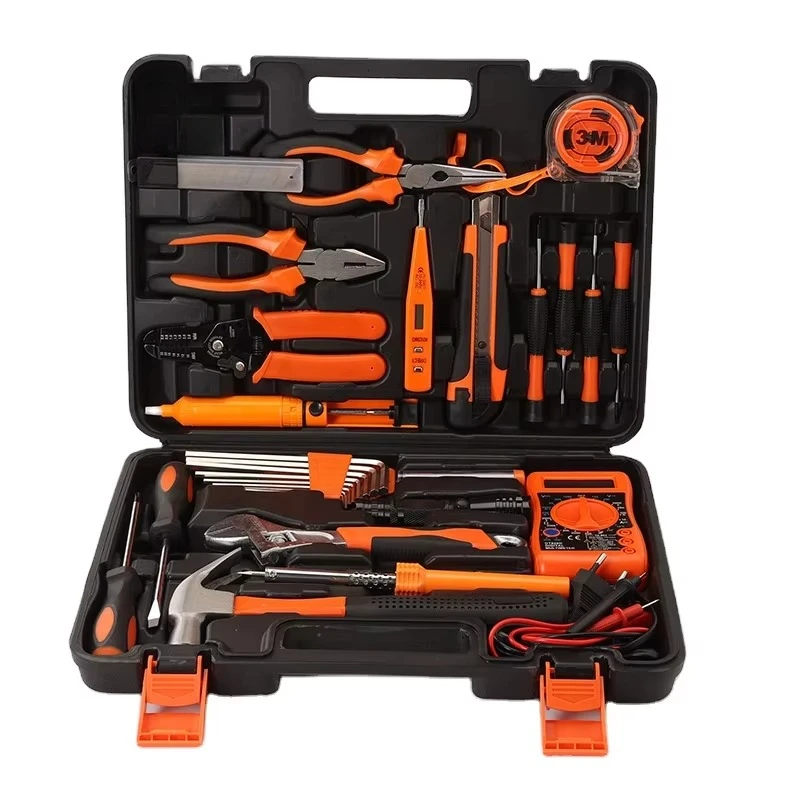 Multi-Function Electric Toolbox Set - Household & Electrician Repair Kit with Wrench for Home Maintenance & DIY