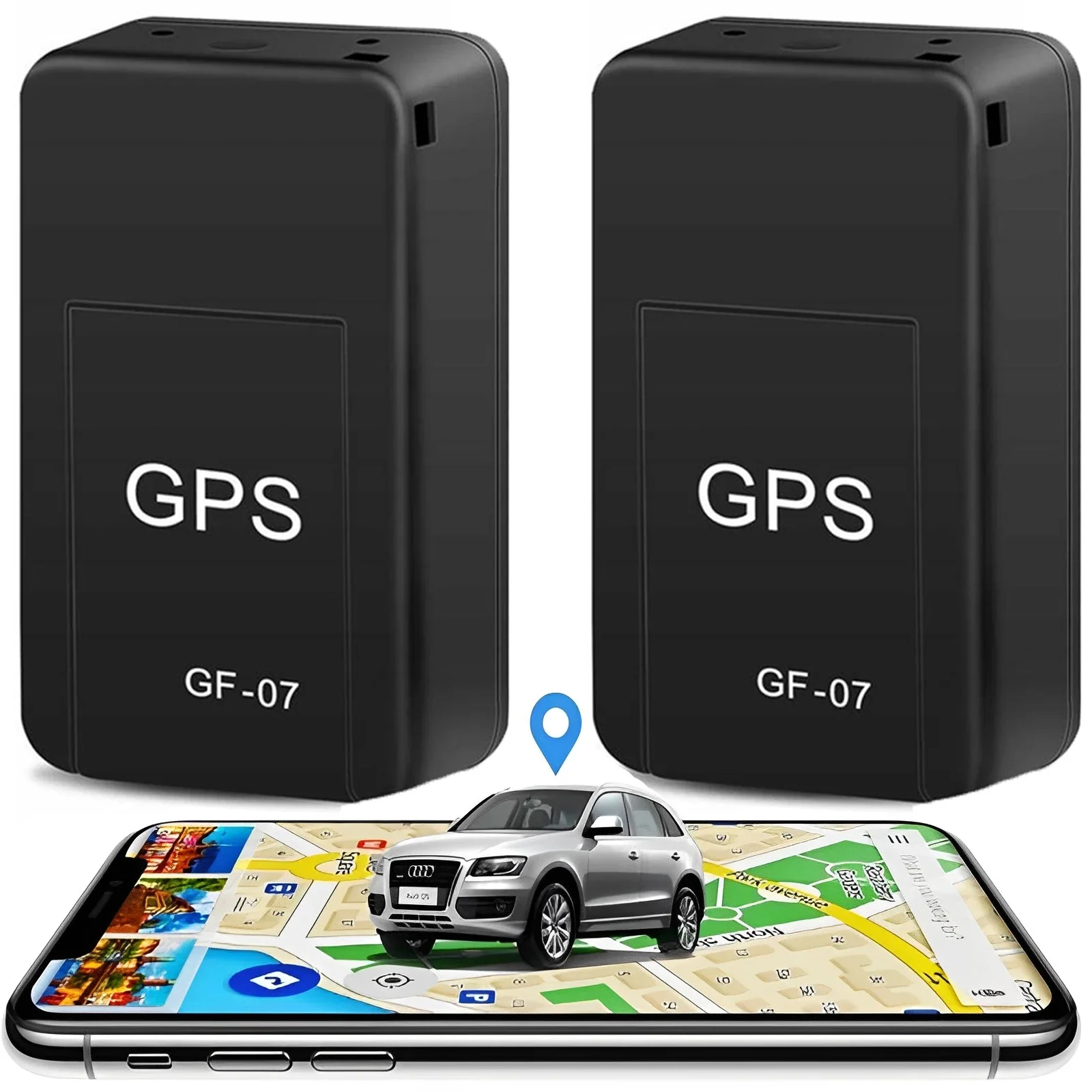 New Mini GF-07 GPS Car Tracker Real Time Tracking Anti-Theft Anti-lost Locator Strong Magnetic Mount SIM Message Positioner