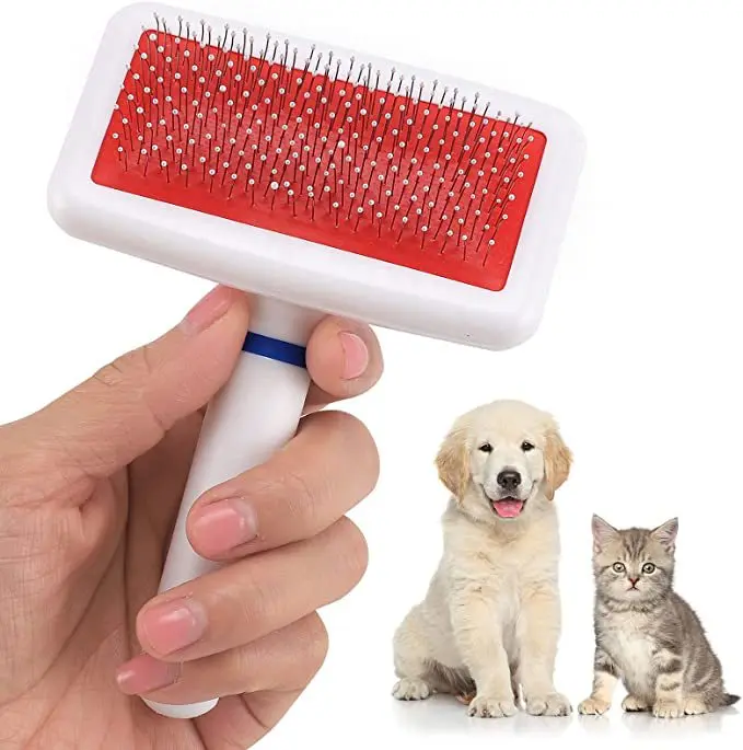 Pet Airbag Steel Needle Combs Fur Cleaning Brush For Puppy Small Dog And Cat Hair Removal Massage Comb