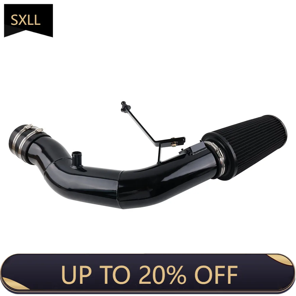 

SXLL Black Aluminum 6.0L Cold Intake Kit for F250/F350 2003-2007 New Condition
