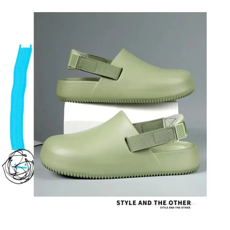 2025 Heren zomer nieuwe mode casual dikke bodem rijschoenen outdoor draagbare pantoffels gemakkelijk te dragen comfortabel EVA-materiaal