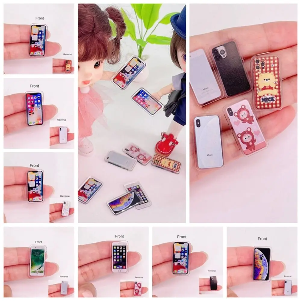 1:12 1:12 Miniature Phone Miniature BJD Phone Dollhouse Mobile Phone Model Decoration Dollhouse Doll House Miniature Things