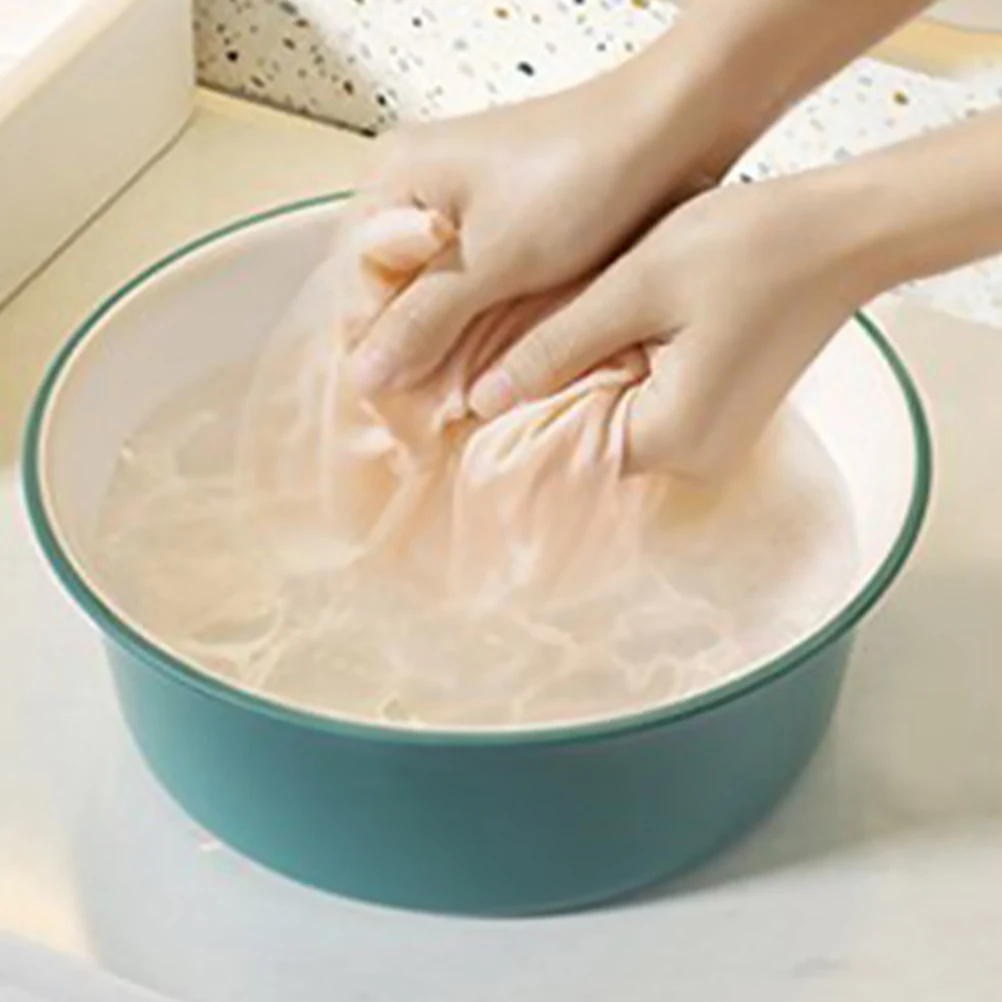

Thickened Foot Wash Basin Large Size Foldable Bath Tub Green Color Non Slip Plastic Spa Home Use Foot Soaking Cleaner Shower