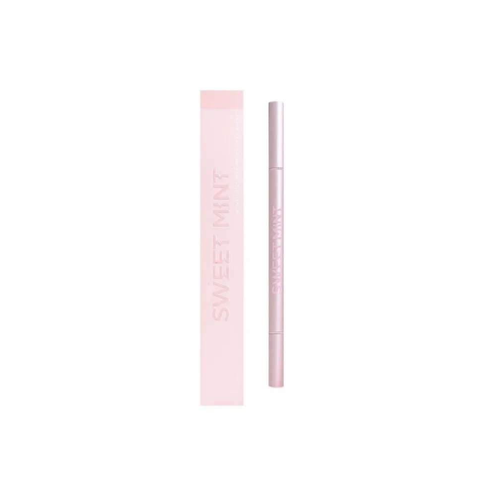 Matte Finish Lying Silkworm Pen Lasting Waterproof Eyeshadow Pen Brightening Glitter Effect Double Head Pen Natural Makeup