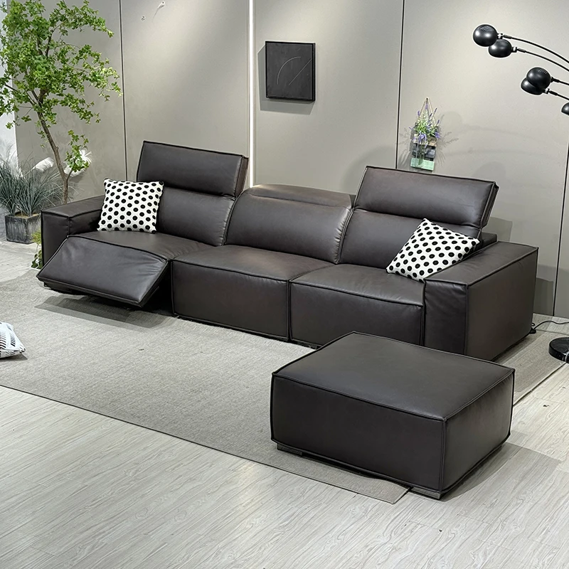 #Electric Reclining Sectional Sofa Set Multi-Color Corner for Villa Apartments Family-Friendly Furniture for Living Room