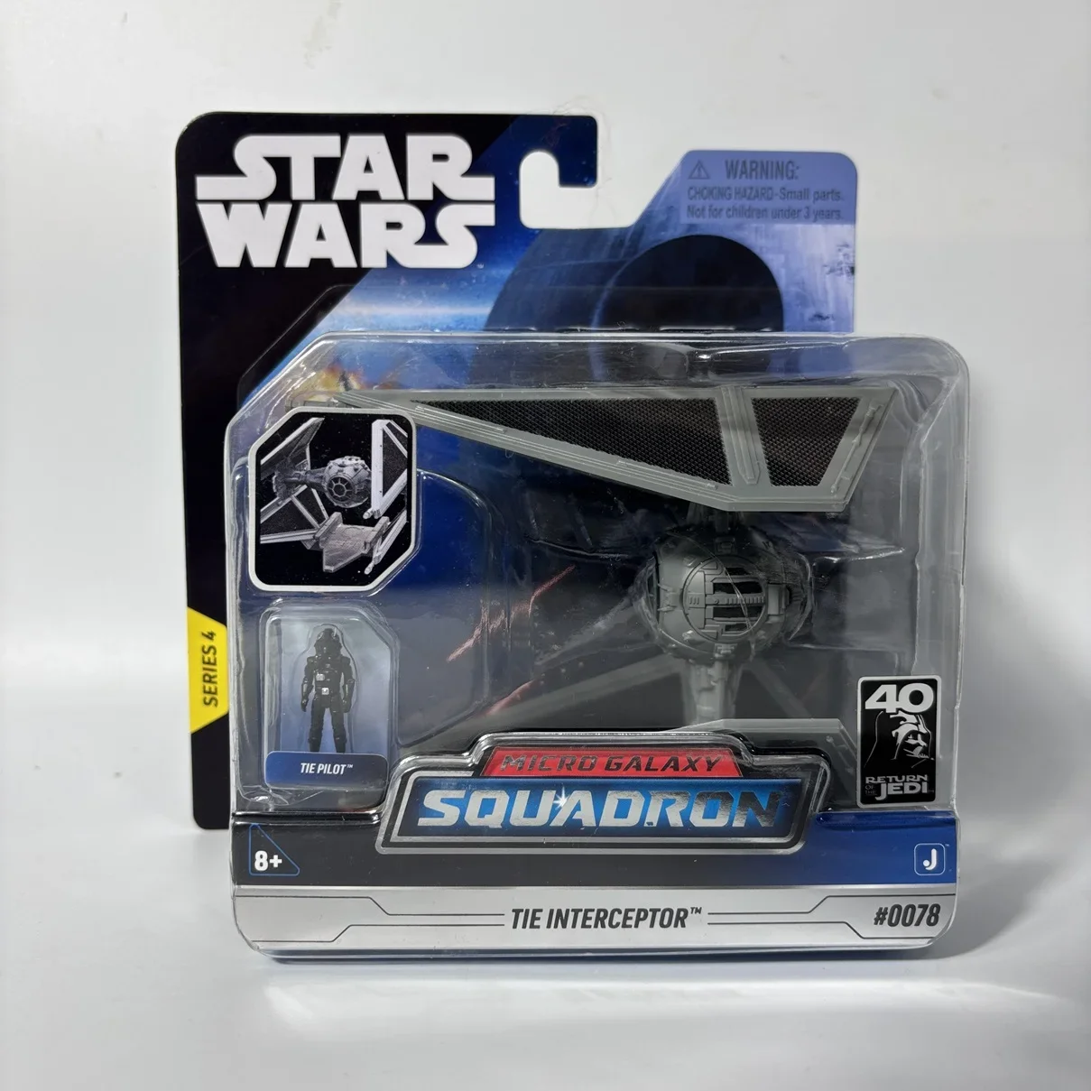 Star Wars Micro Galaxy Squadron Serie T-70 X-Wing Tie Fighter A Wing Obi Wang Jedi Interceptor Class Vehicle Figure Mol Toy - view 4