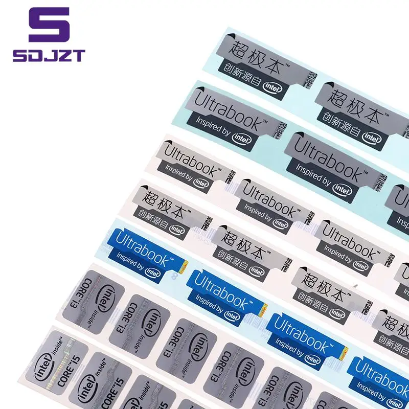 5pcs Ultrabook Performance Label Sticker Laptop Logo Intel Core Core Core di quattro generazioni I3 I5