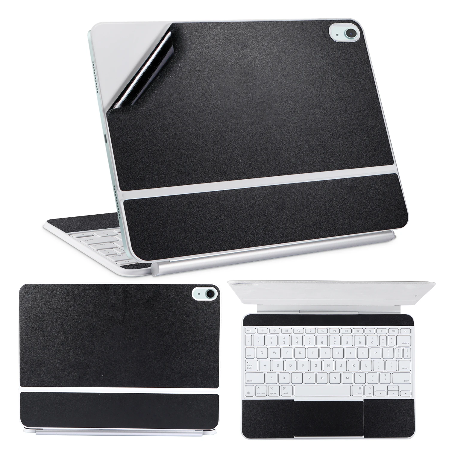 Protective Skin Sticker for 2025 iPad Air M3 11 / 13-inch Magic Keyboard 3-Side Full Coverage Protective Vinyl Decals