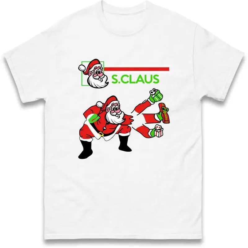 Santa Claus Sharing Christmas Holiday T Shirt Merry