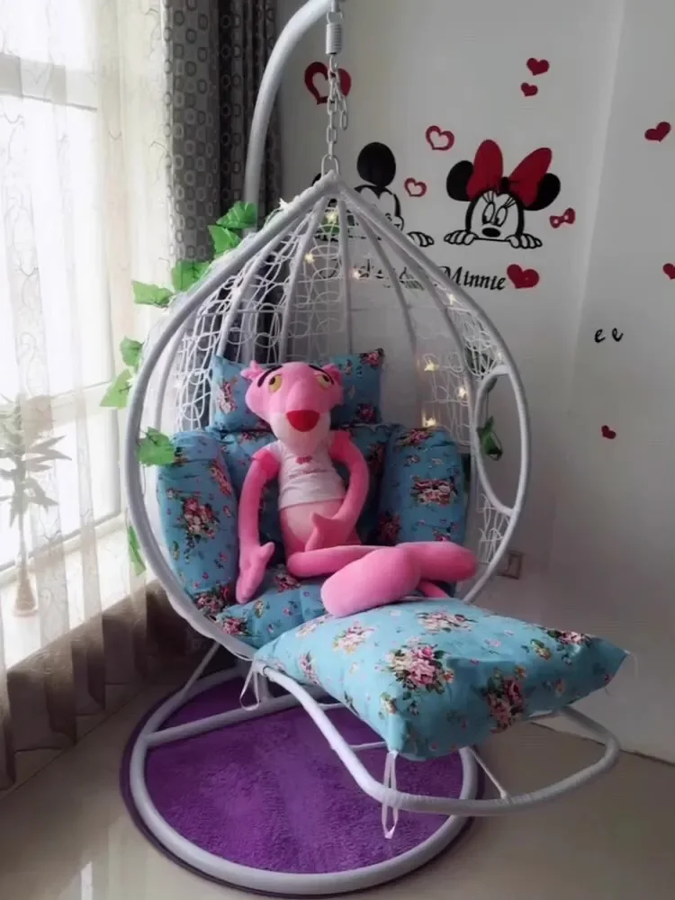 

Indoor household lazy pedal hammock hammock rattan chair single double