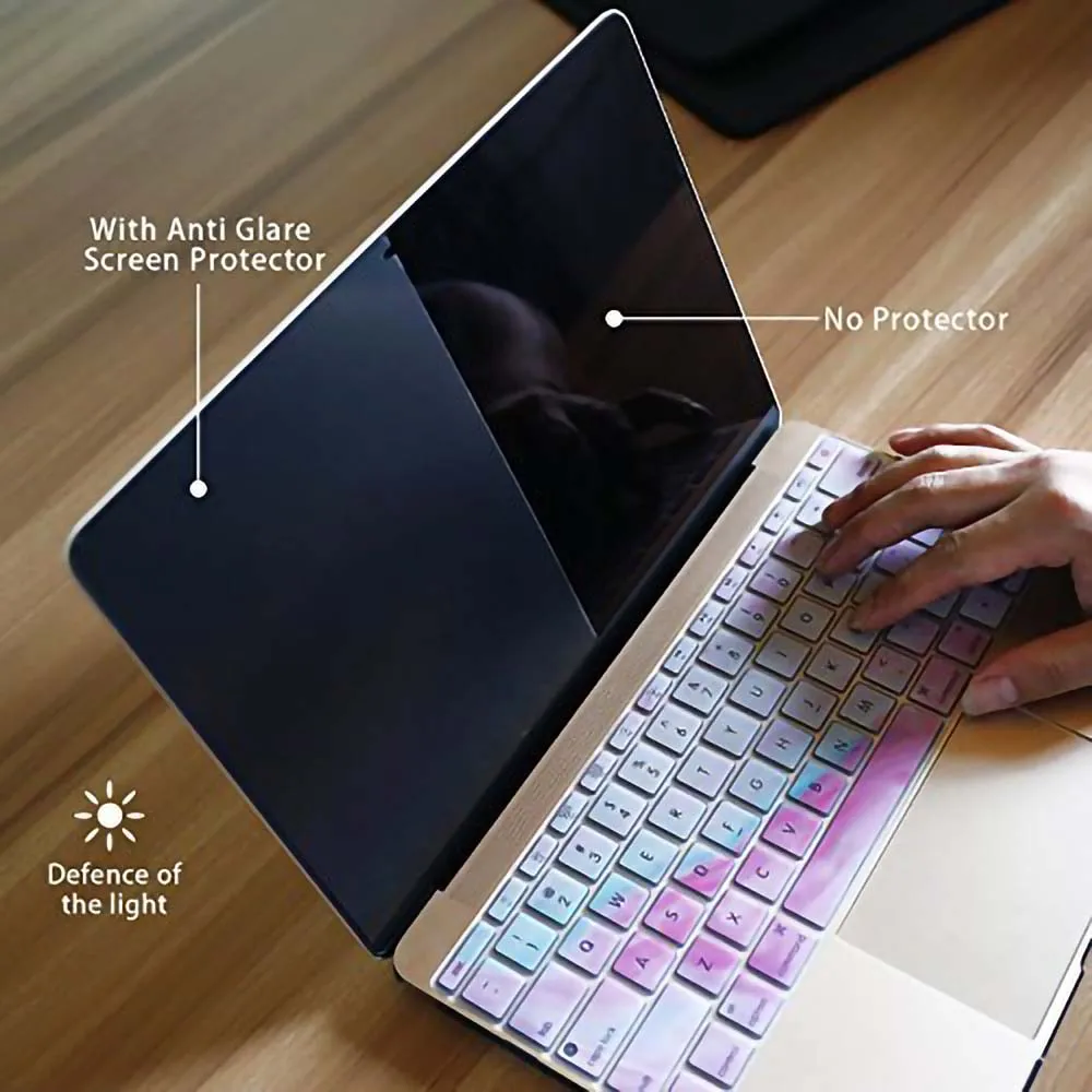 Anti-scratch Laptop Screen Protector for Apple Macbook Pro 15 Inch Touch Bar A1707 A1990 Notebook 9H Transparent Protective Film