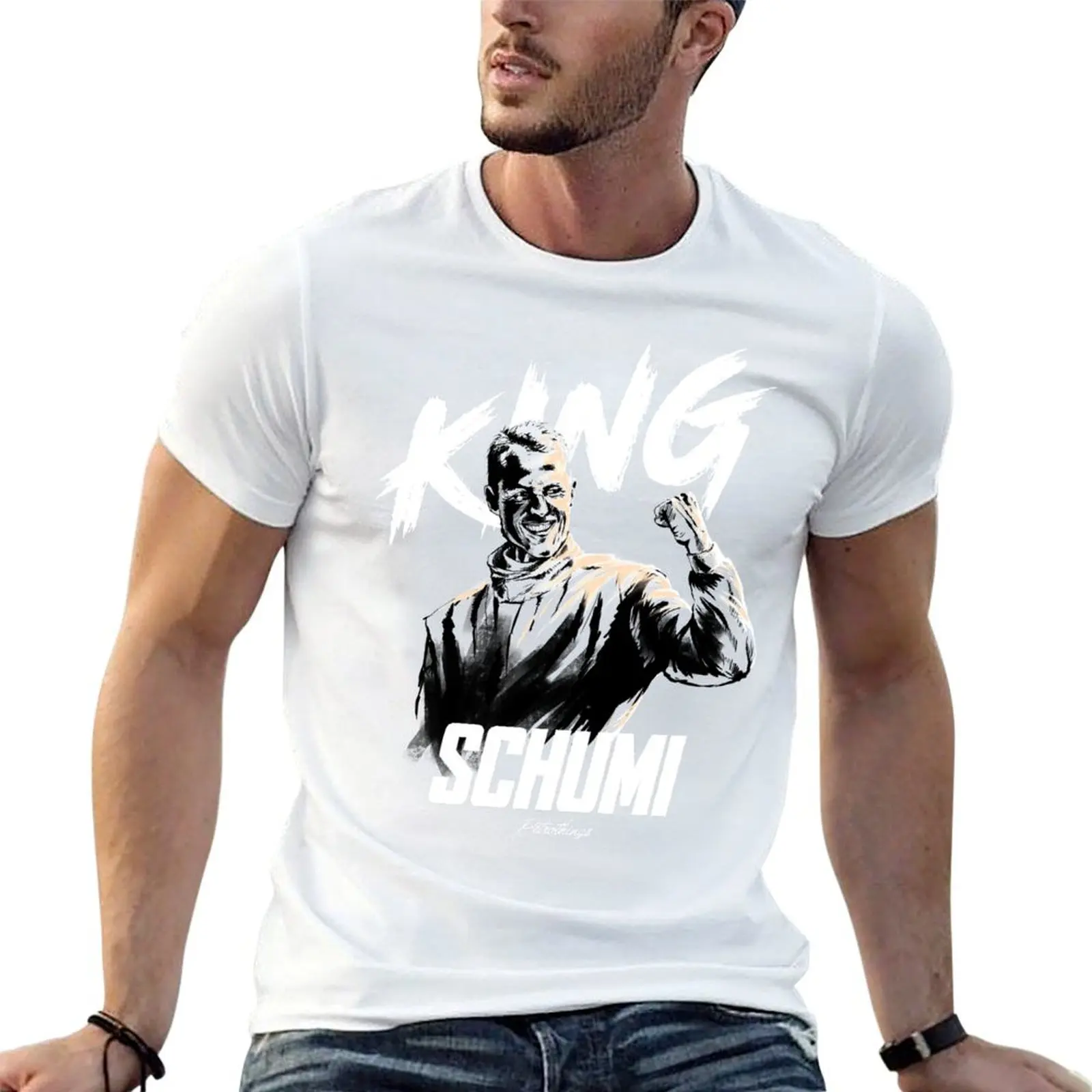 

Michael Schumacher The King T-Shirt mens graphic t shirts t shirt for man T-Shirt