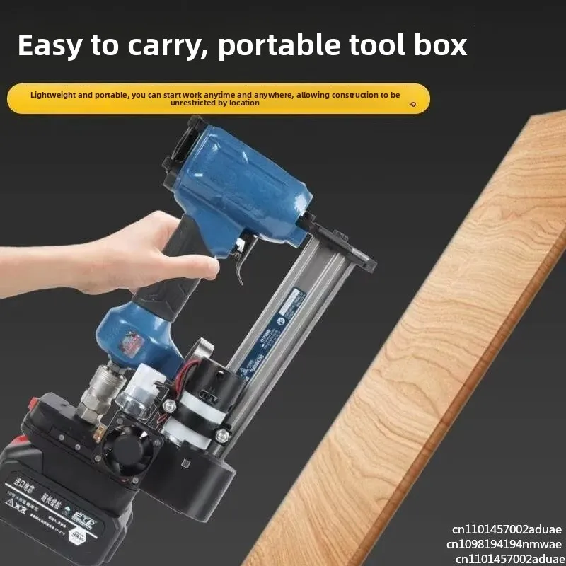 Woodworking nail nailing, portable lithium battery air compressor, mini air compressor  pump,  batteries not included