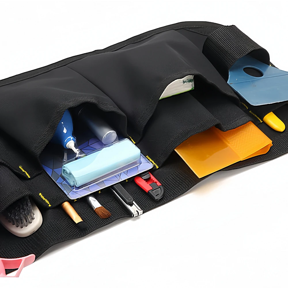 Window Tinting Tools Bag Waist Belt Professional Vinyl Film Car Wrapping Scraper Storage Pouch Waterproof Oxford Holder Pocket