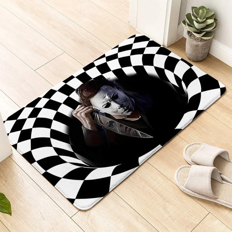 

Clown Trap Horror Carpet Entrance of House Living Room Mat Custom Doormat Entrance Door Bedroom Rug Interior Home Decor Items