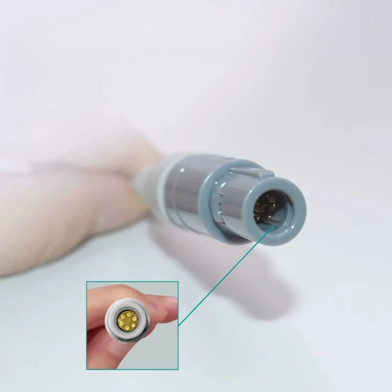 Dental Dental Endoscope Connection Wire Spring Helix 2 Ends 6-pin Plug 6-hole Endoscope Handle Dentist Seat Attachment