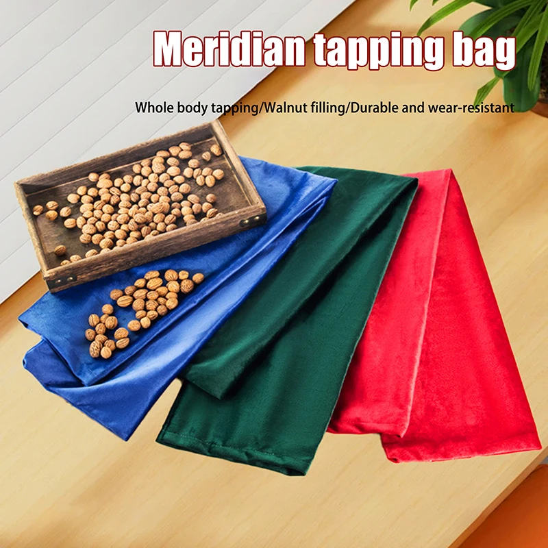 

New Product Back-punch Tap Massage Bag Fill In Wild Walnuts Tapping Through The Meridians For Health Preservation Relax Body