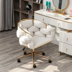 Computer Chair, Nordic, Light Luxury, High-end, Liftable Internet Celebrity Manicure, Pulley, Bedroom, Girl, Makeup Stool