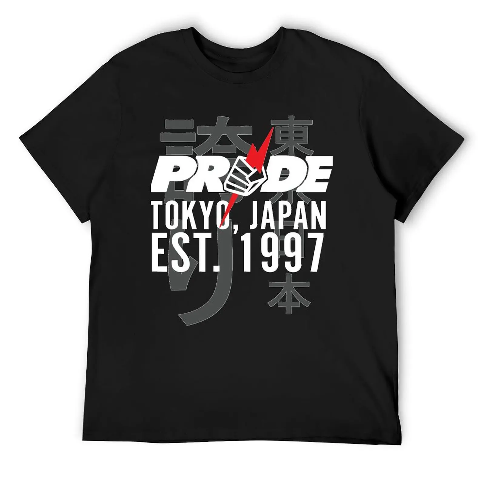 

Pride FC Tokyo 1997 T-Shirt vintage anime shirt vintage t shirts sweat men clothes