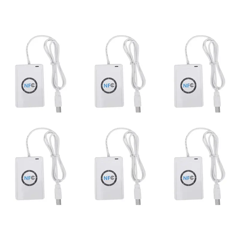 FULL-6X USB Card Reader Writer ACR122U-A9 China Contactless RFID Card Reader Windows Wireless Reader