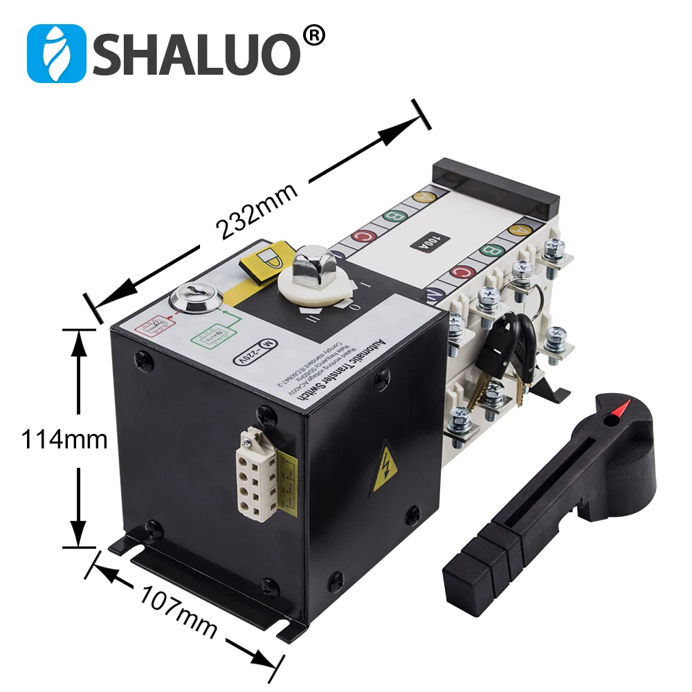 Imagem -02 - Interruptor de Transferência Automática do Poder Duplo Interruptor Tensão do Controle Gld800 4p 800a 4p Gerador do Ats C.a. 220v