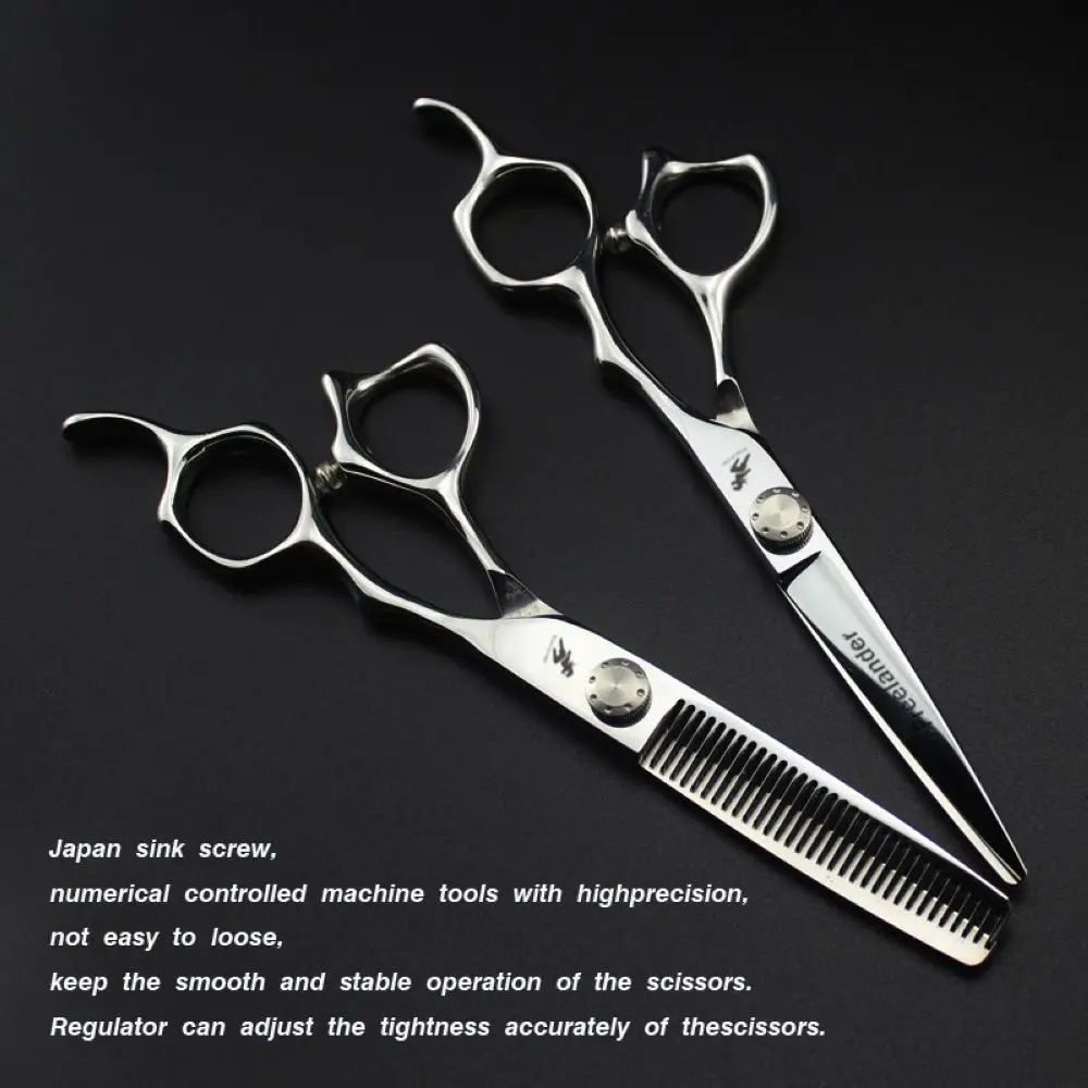 Freelander Styling Hair Scissors 6.0 inch Professional High Quality Solon Barber Shears Hairdressing Scissors